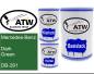 Preview: Mercedes-Benz, Dark Green, DB-291: 500ml Lackdose + 500ml Klarlack + 250ml Härter - Set, von ATW Autoteile West.